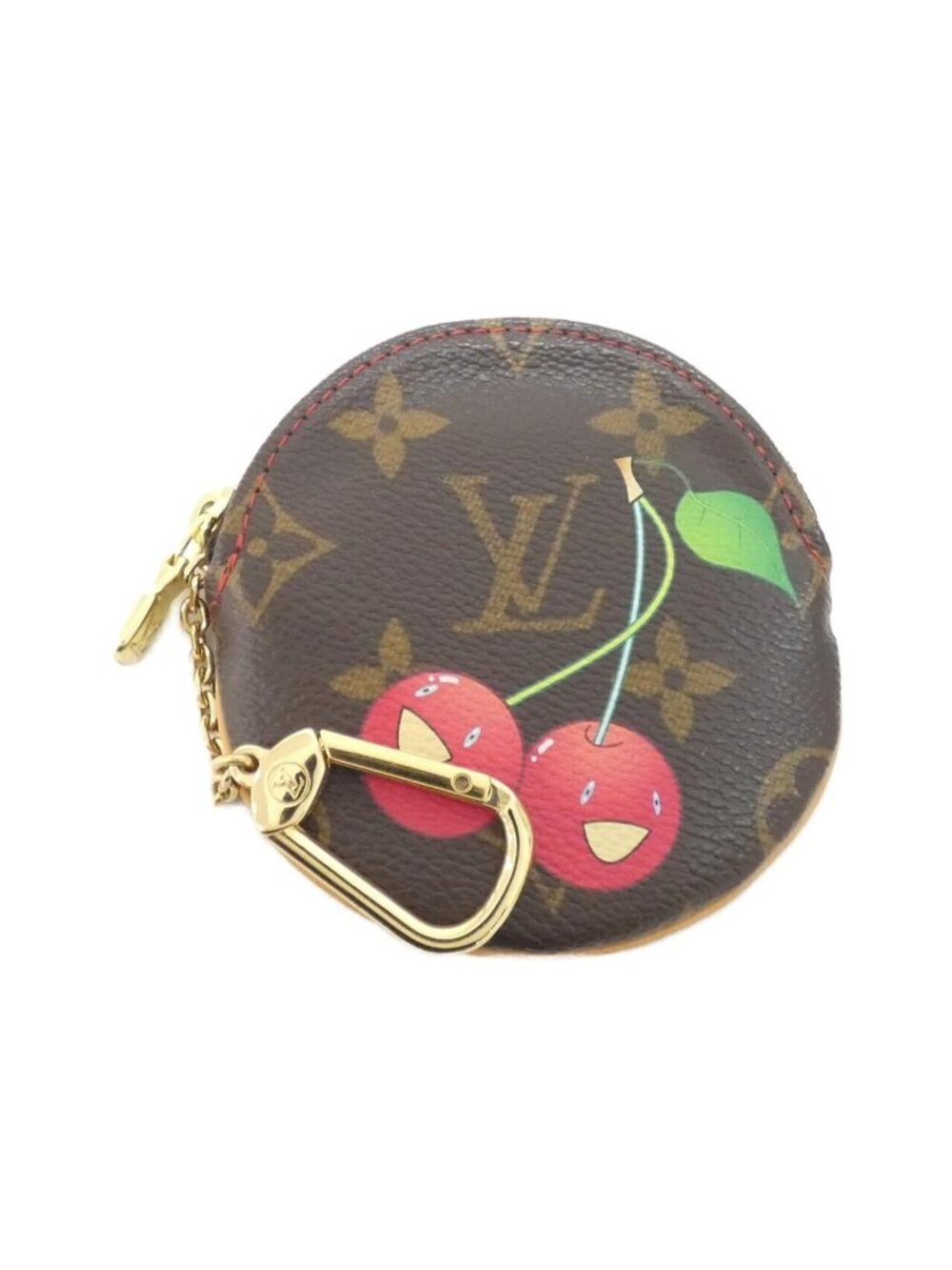 Louis Vuitton Monogram Cherry Porte Monnaie Long Coin Purse